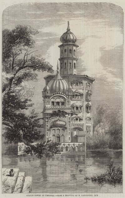 Akalis Toren in Umritzir door William Carpenter